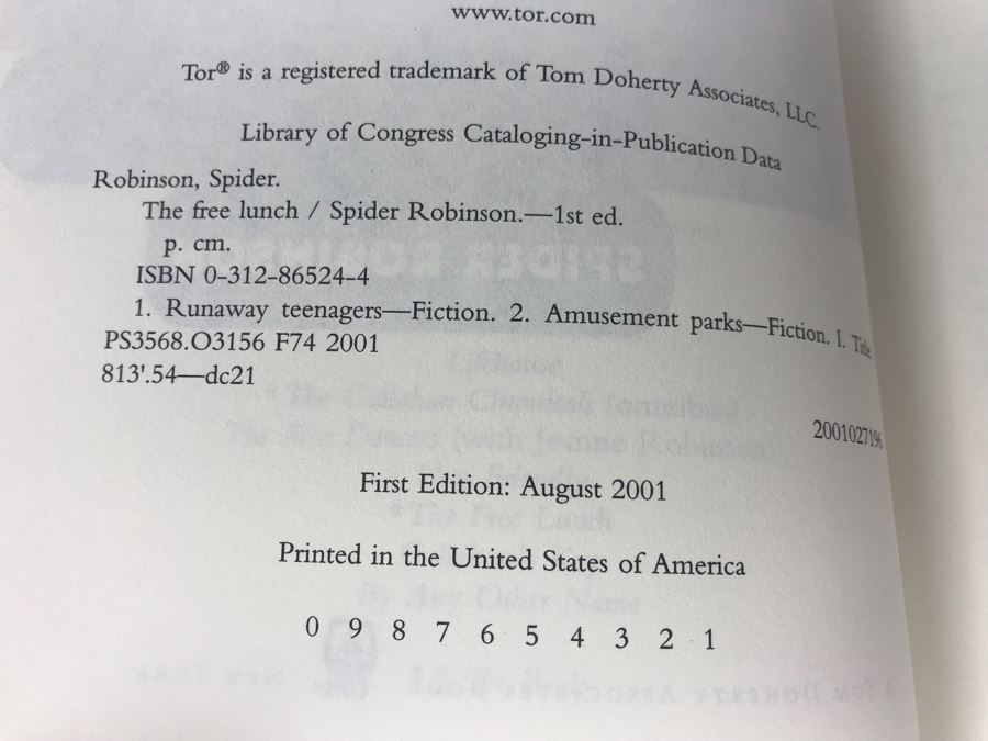 Pair Of First Edition Hardcover Books And (2) Paperback Books By Spider Robinson [Photo 7]