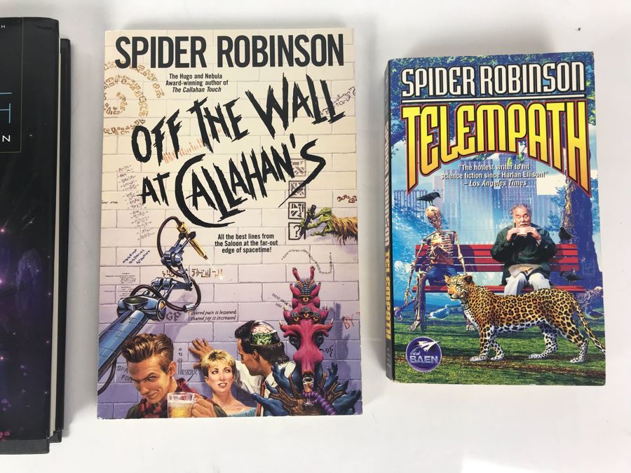 Pair Of First Edition Hardcover Books And (2) Paperback Books By Spider Robinson [Photo 4]