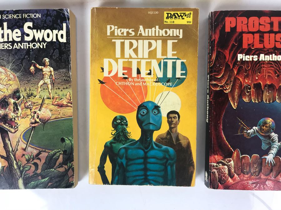 Vintage Paperback Science Fiction Books By Piers Anthony [Photo 2]