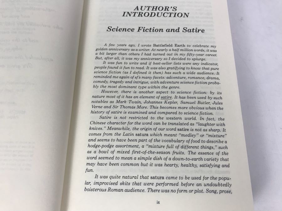 Hardcover First Edition Books By L. Ron Hubbard: Mission Earth Volumes 1 'The Invaders Plane', 2 'Black Genesis' And 9 'Villainy Victorious' [Photo 7]