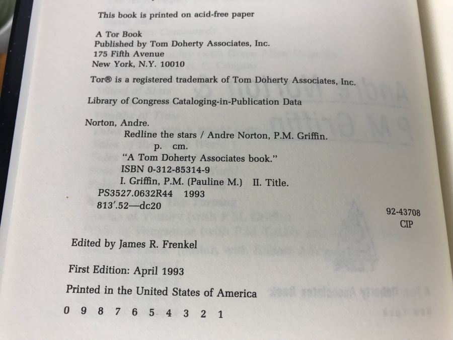 Collection Of First Edition Hardcover Science Fiction Books By Andre Norton [Photo 7]