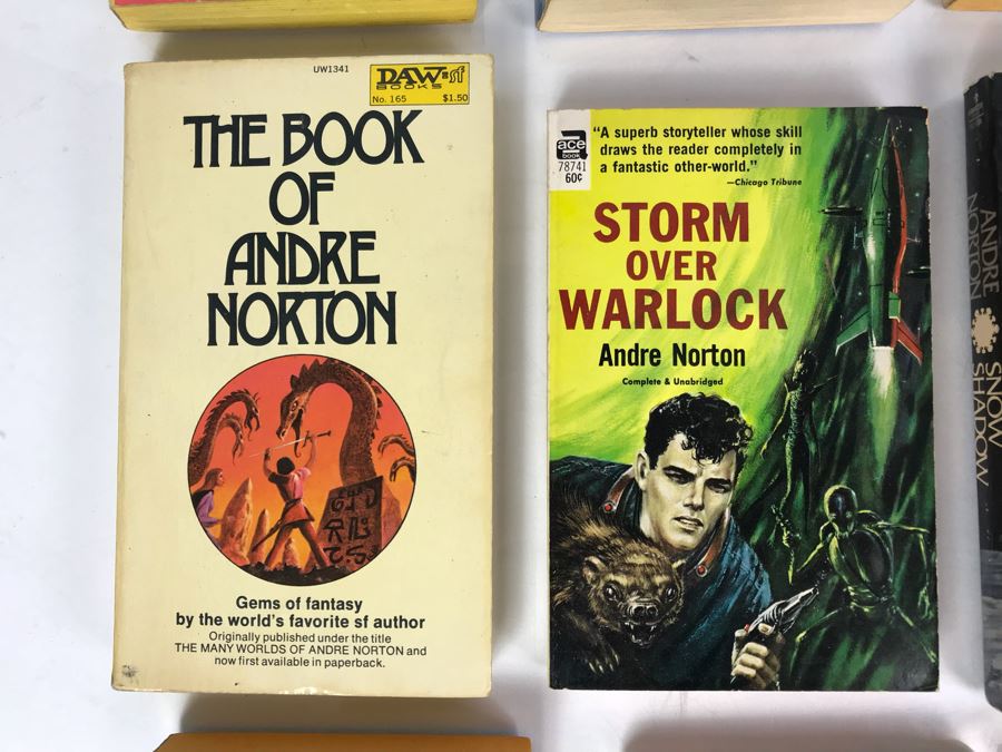 Collection Of Vintage Science Fiction Paperback Books By Andre Norton [Photo 9]