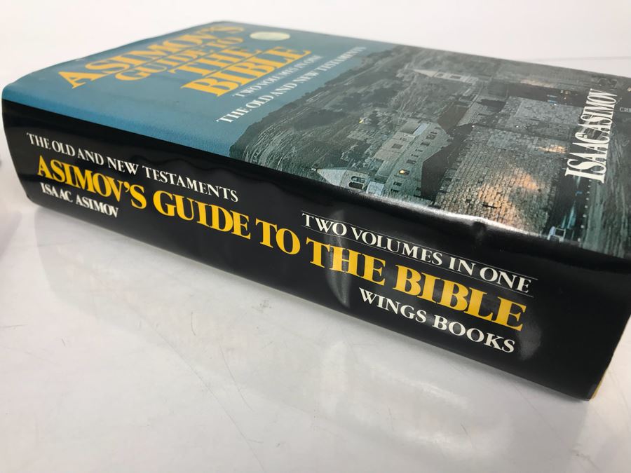 Hardcover Books 'Past, Present And Future' And 'Asimov's Guide To The Bible' By Isaac Asimov [Photo 4]