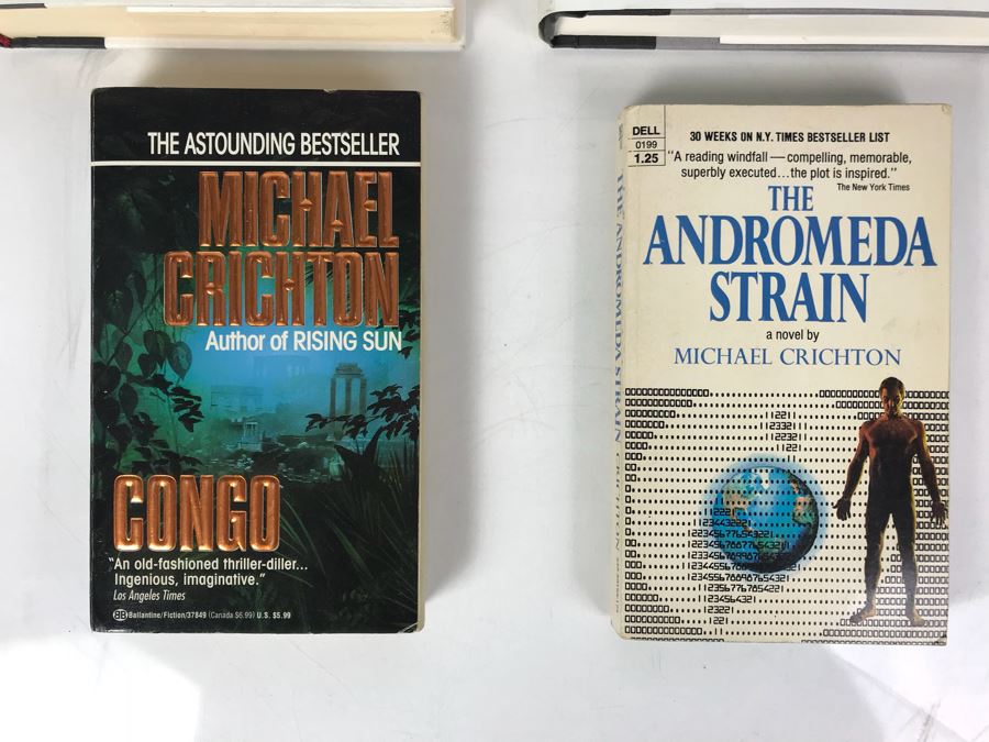 Hardcover And Paperback Books By Michael Crichton [Photo 4]