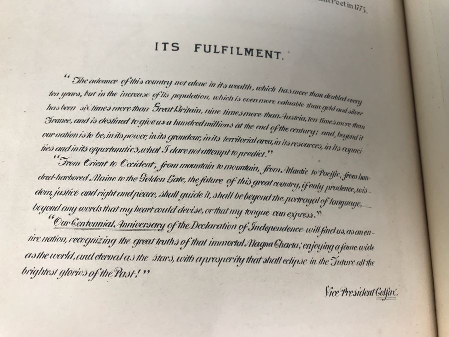 Antique 1876 Hardcover Book 'Our First Century: Being A Popular Descriptive Portraiture Of The One Hundred Great And Memorable Events Of Perpetual Interest In The History Of Our Country 1776-1876' By R. M. Devens [Photo 15]