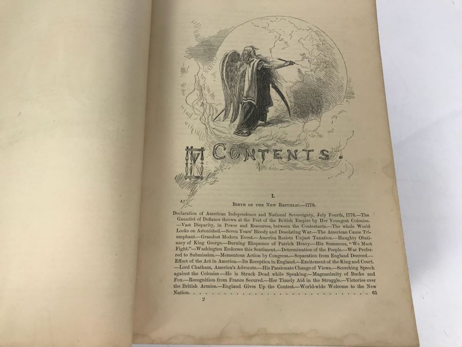 Antique 1876 Hardcover Book 'Our First Century: Being A Popular Descriptive Portraiture Of The One Hundred Great And Memorable Events Of Perpetual Interest In The History Of Our Country 1776-1876' By R. M. Devens [Photo 20]
