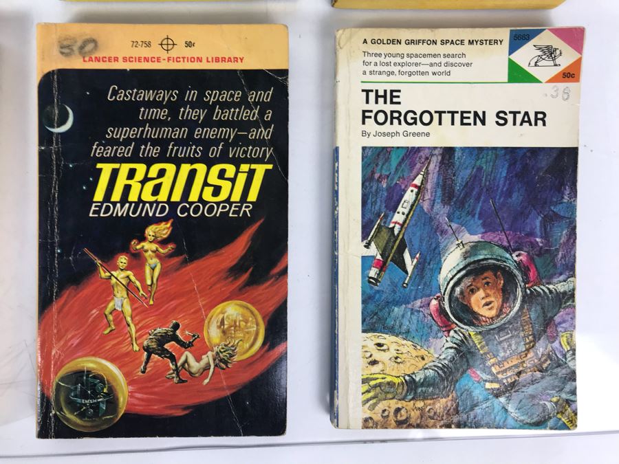 Collection Of Vintage Science Fiction Paperback Books