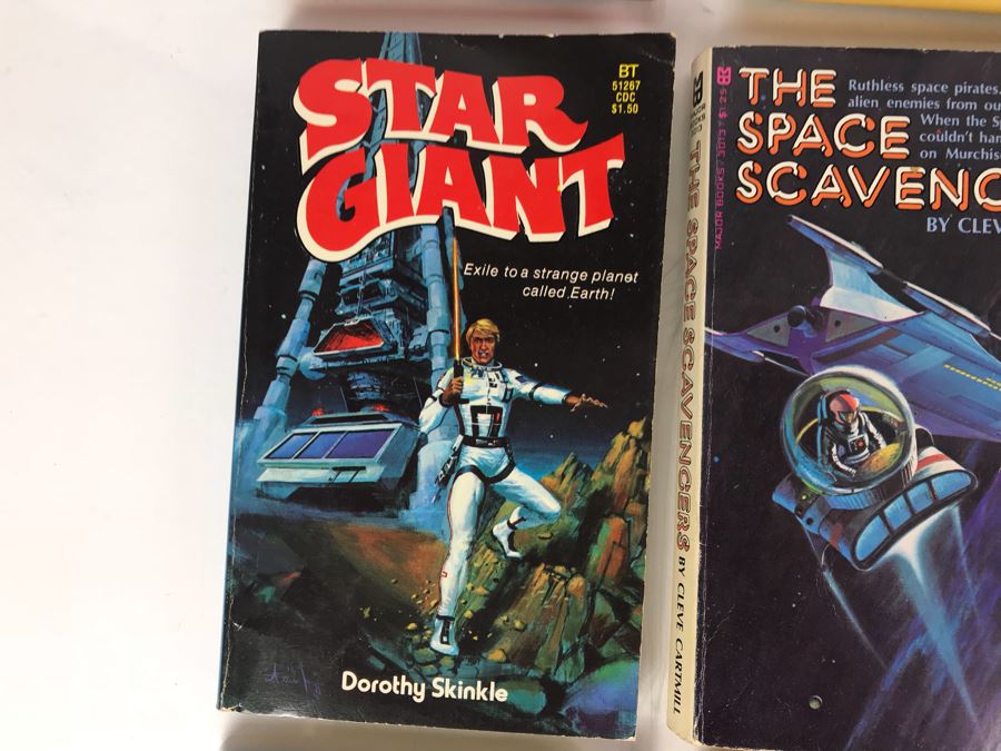 Collection Of Vintage Science Fiction Paperback Books