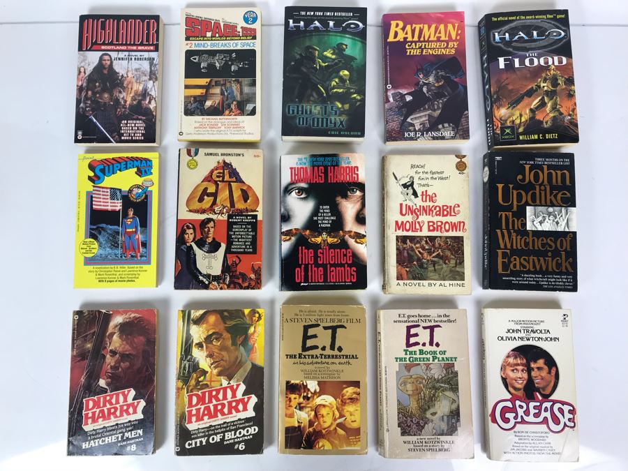 Collection Of Movie / TV Related Paperback Books