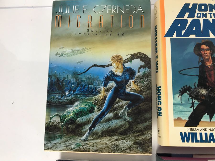 Set Of (8) Hardcover First Edition Science Fiction Books [Photo 9]