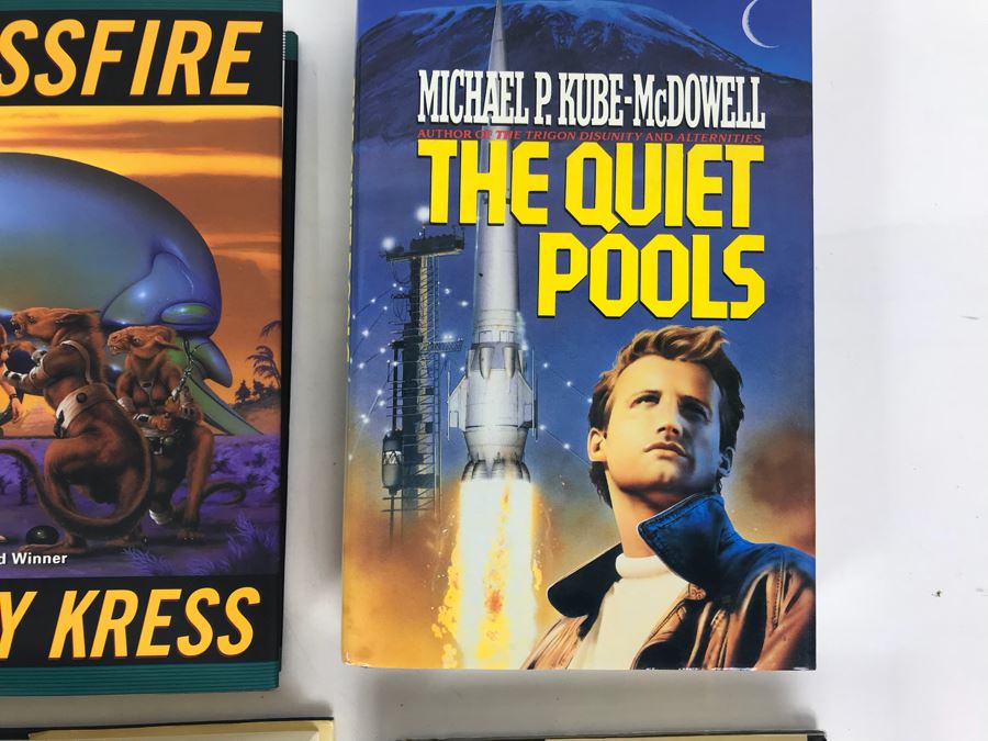 Set Of (8) Hardcover First Edition Science Fiction Books [Photo 6]