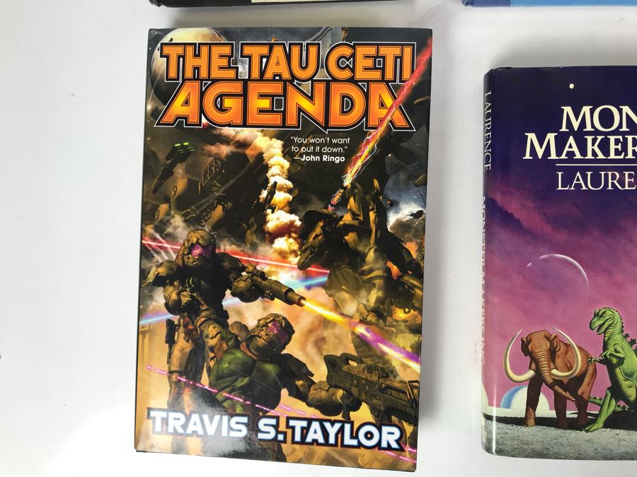 Set Of (8) Hardcover First Edition Science Fiction Books [Photo 2]