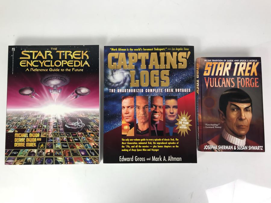 Collection Of First Edition Star Trek Books (One Hardcover Book)
