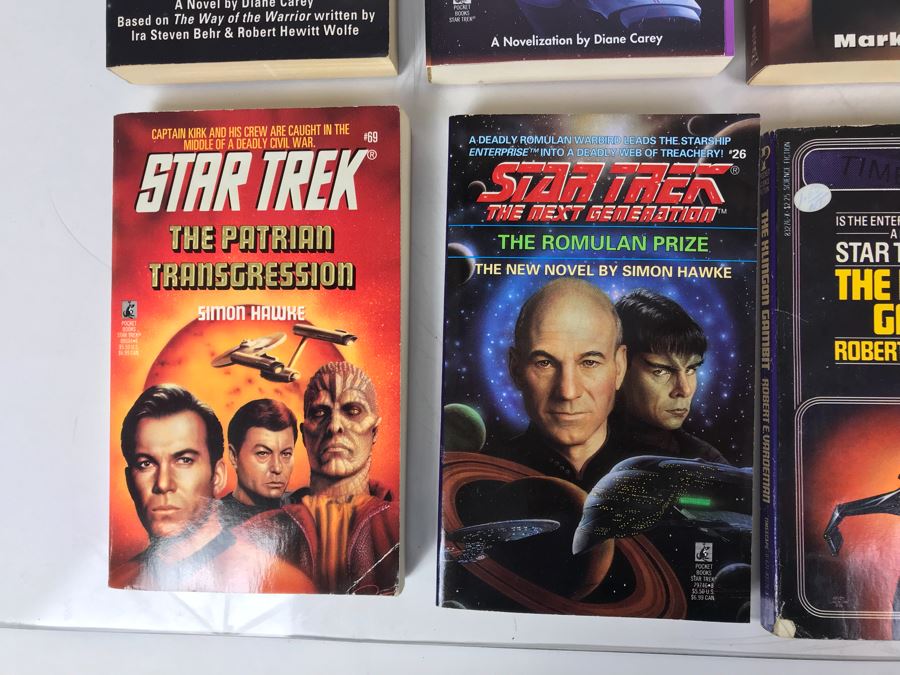 Collection Of Paperback Star Trek Books [Photo 4]