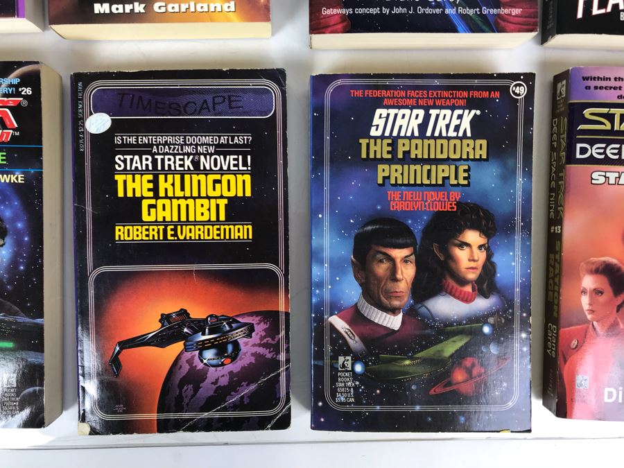 Collection Of Paperback Star Trek Books [Photo 5]