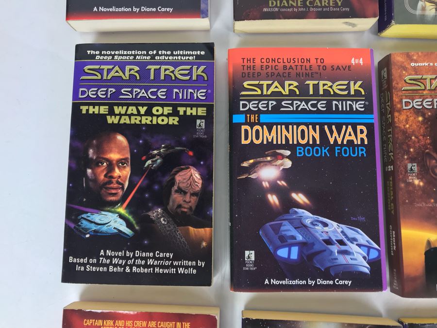 Collection Of Paperback Star Trek Books