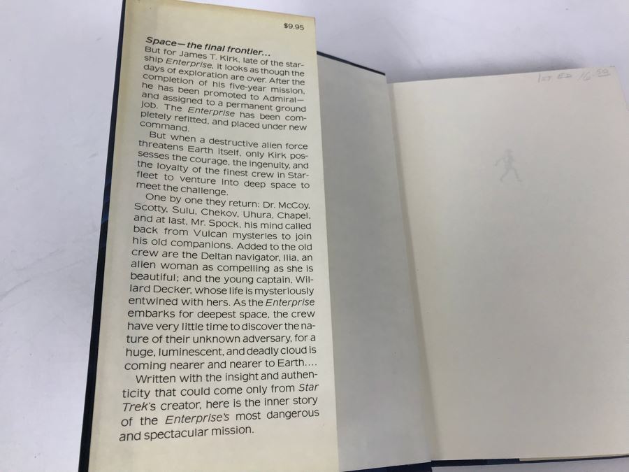 Star Trek The Motion Picture First Edition Hardcover Book By Gene Roddenberry [Photo 3]