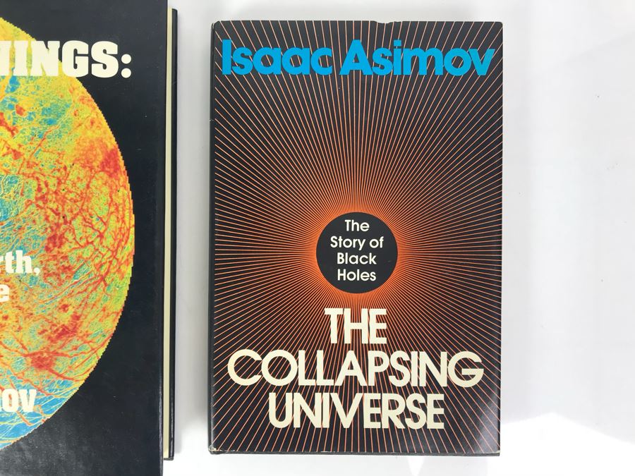 Isaac Asimov First Editon Hardcover Books: The Collapsing Universe, The Story Of Origins - Of Mankind, Life, The Earth, The Universe, Twentieth Century Disovery [Photo 3]