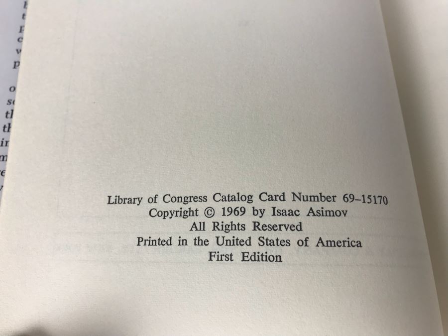 Isaac Asimov First Editon Hardcover Books: The Collapsing Universe, The Story Of Origins - Of Mankind, Life, The Earth, The Universe, Twentieth Century Disovery [Photo 8]