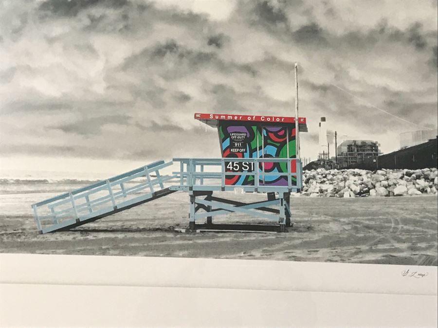 JUST ADDED - Framed Photograph Of Manhattan Beach, CA Signed By Photographer [Photo 4]