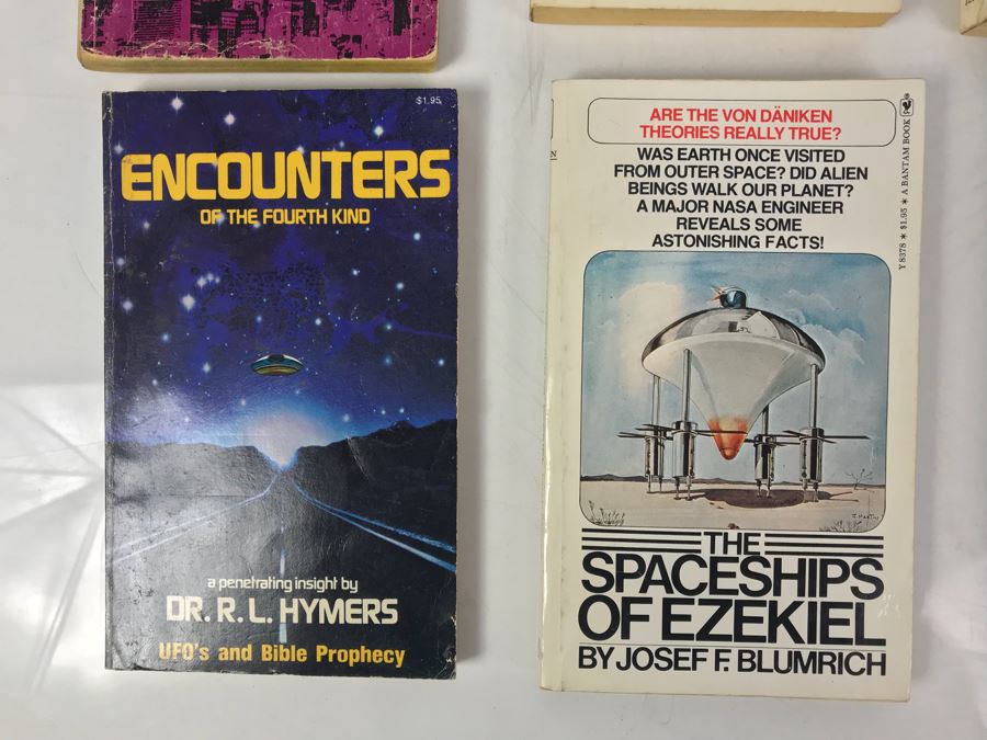 Collection Of UFO Related Paperback Books And (1) First Edition