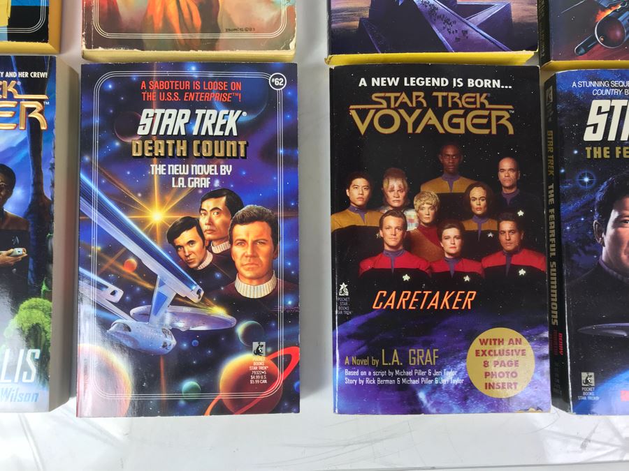 Collection Of Star Trek Paperback Books [Photo 4]