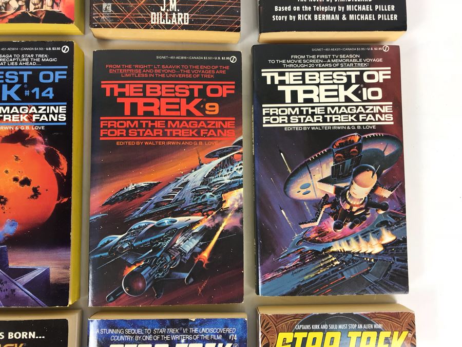 Collection Of Star Trek Paperback Books [Photo 7]