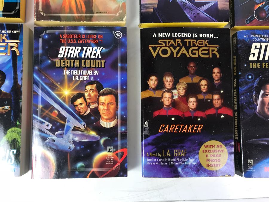 Collection Of Star Trek Paperback Books [Photo 3]