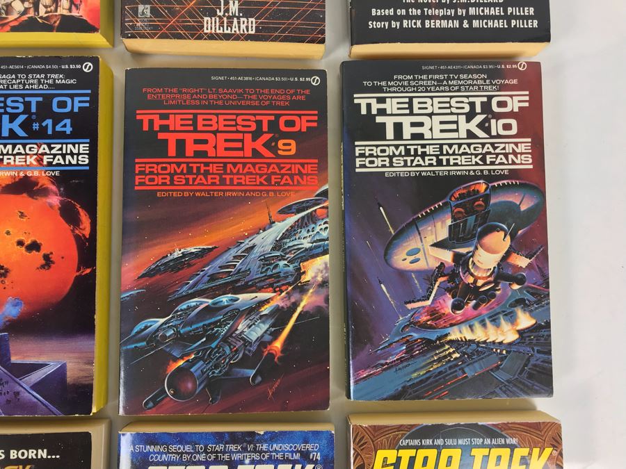 Collection Of Star Trek Paperback Books [Photo 8]