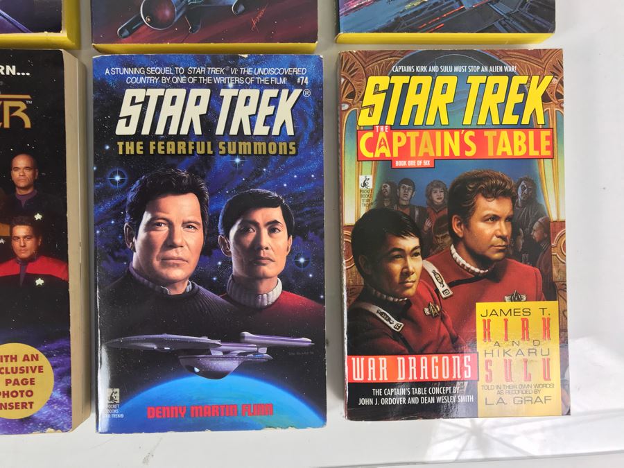 Collection Of Star Trek Paperback Books [Photo 6]