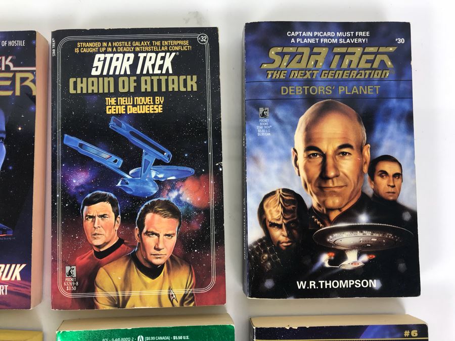 Collection Of Star Trek Paperback Books [Photo 16]