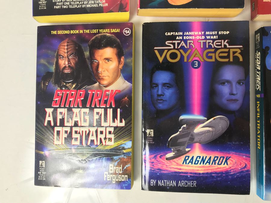 Collection Of Star Trek Paperback Books [Photo 4]