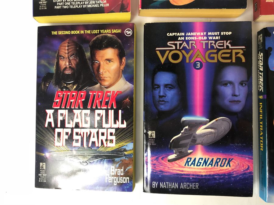 Collection Of Star Trek Paperback Books [Photo 3]