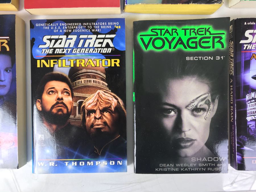 Collection Of Star Trek Paperback Books [Photo 6]