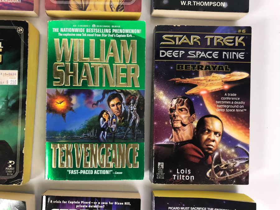 Collection Of Star Trek Paperback Books