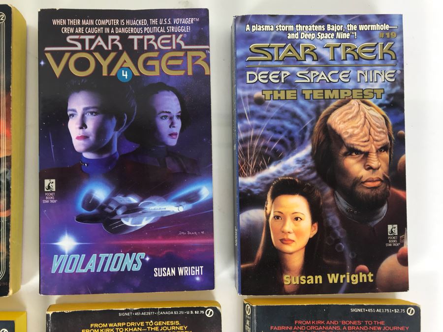Collection Of Star Trek Paperback Books [Photo 8]
