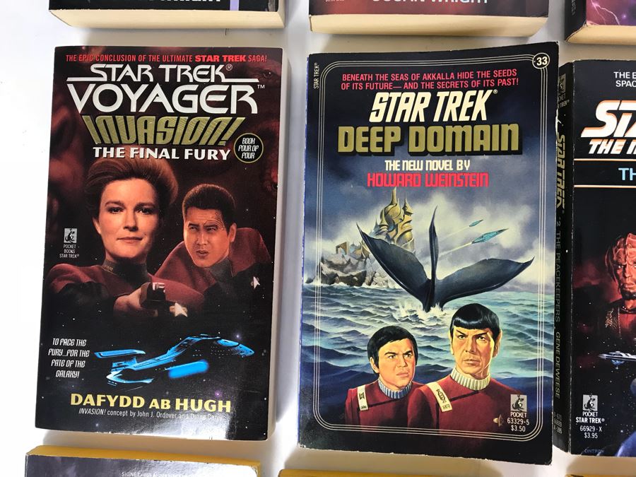 Collection Of Star Trek Paperback Books [Photo 7]
