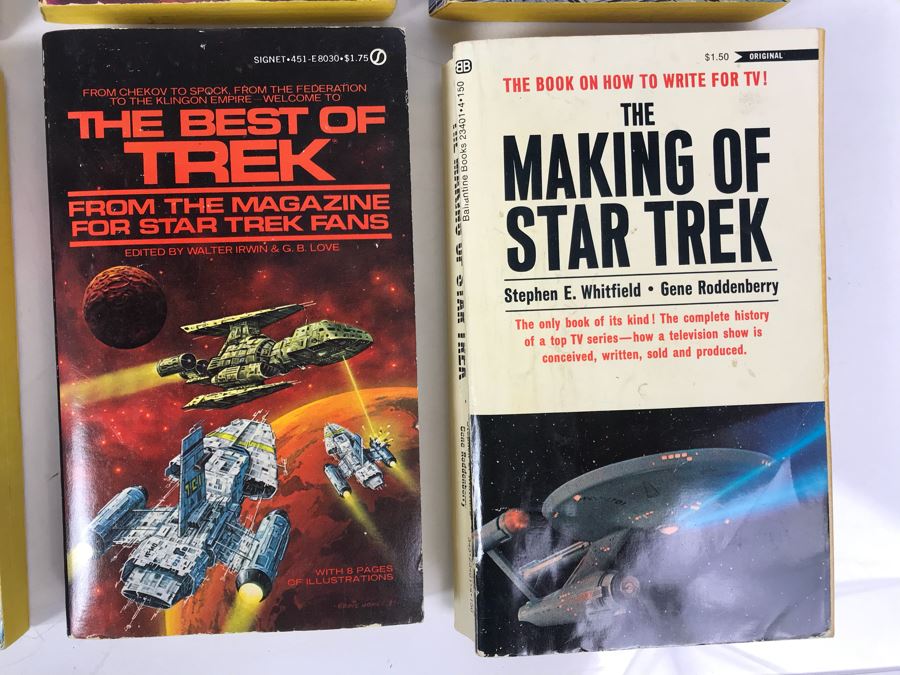 Collection Of Star Trek Paperback Books