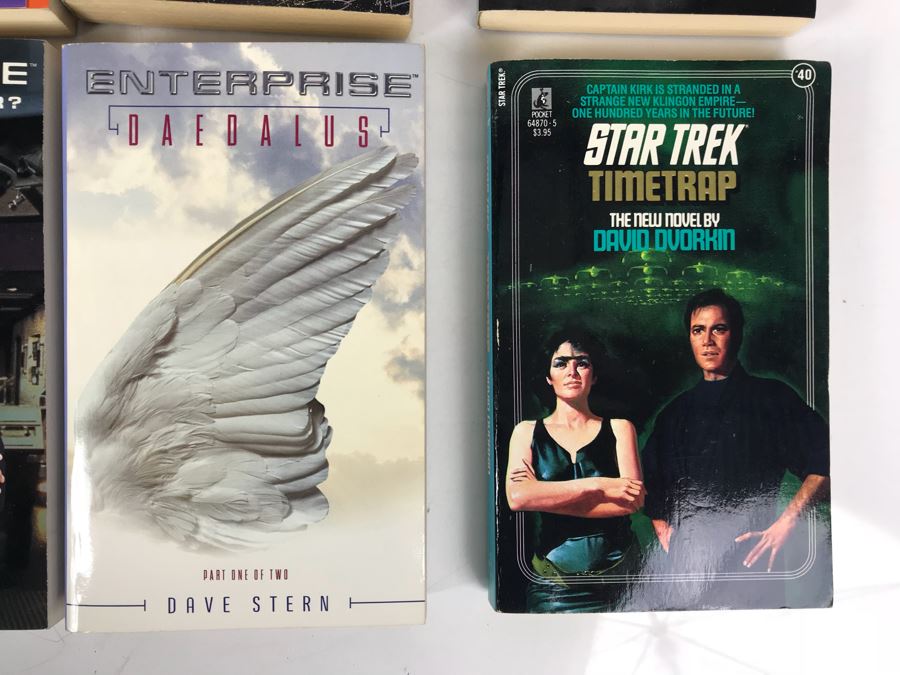 Collection Of Star Trek Paperback Books [Photo 2]