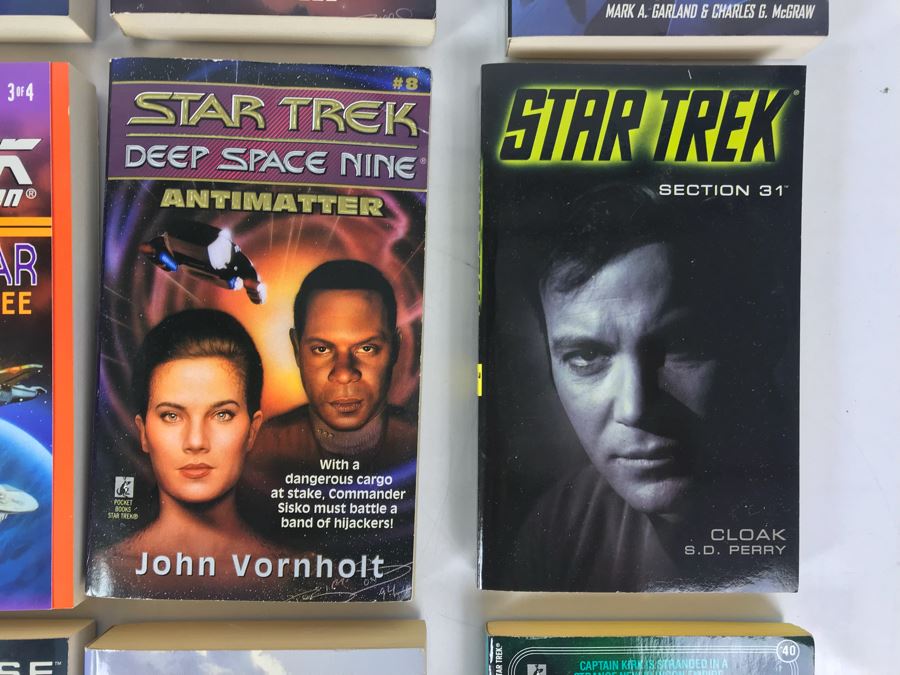 Collection Of Star Trek Paperback Books [Photo 11]