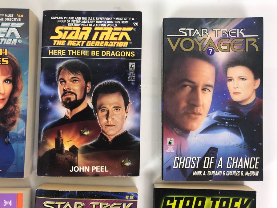 Collection Of Star Trek Paperback Books [Photo 12]