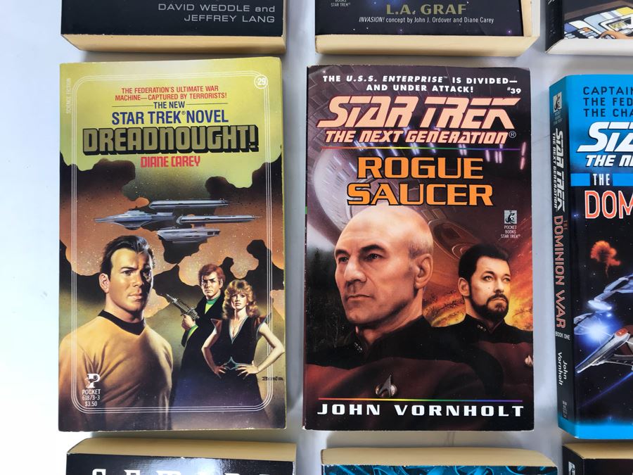 Collection Of Star Trek Paperback Books [Photo 6]