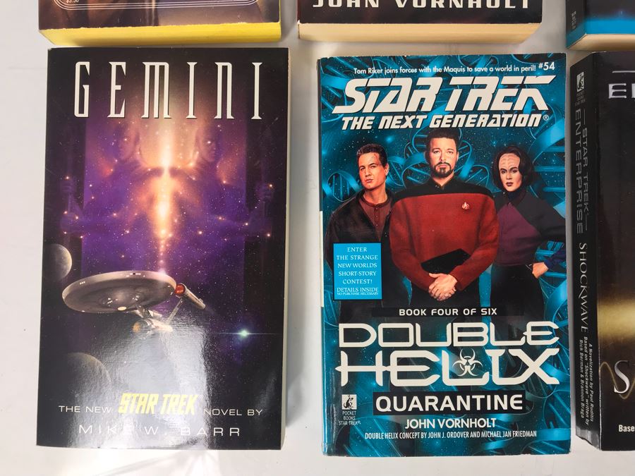 Collection Of Star Trek Paperback Books [Photo 5]