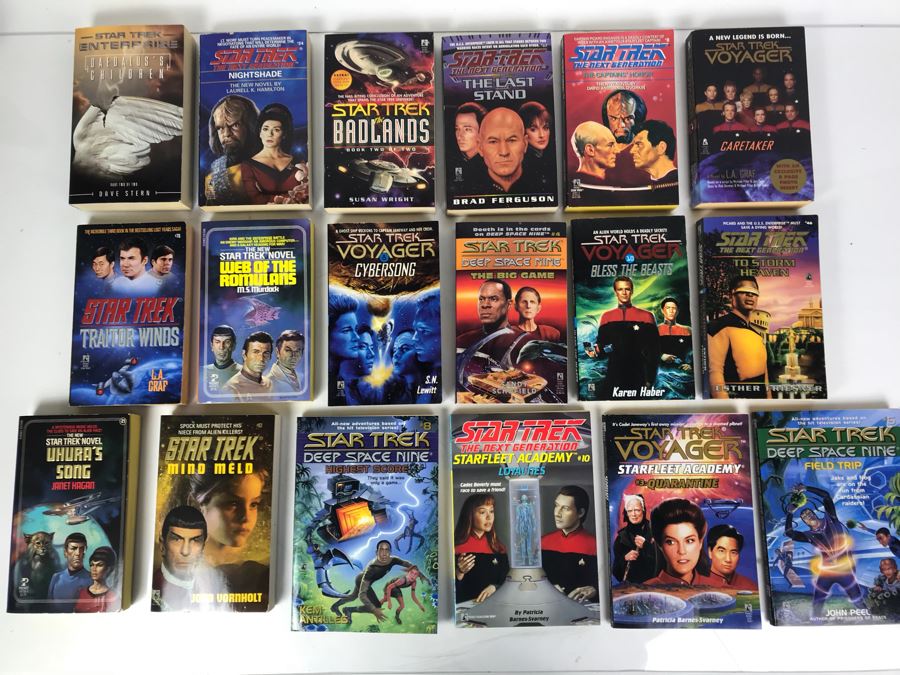 Collection Of Star Trek Paperback Books