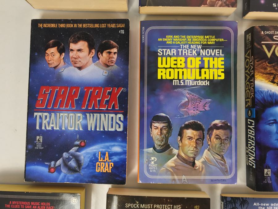 Collection Of Star Trek Paperback Books [Photo 7]