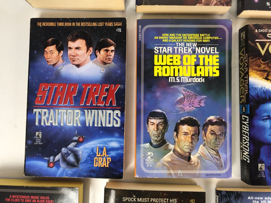 Collection Of Star Trek Paperback Books [Photo 6]