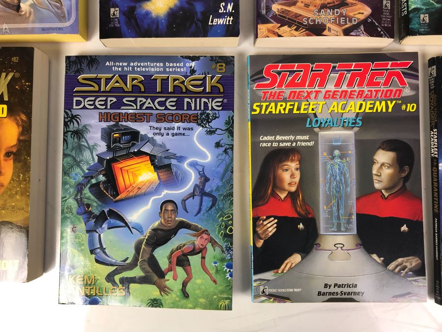 Collection Of Star Trek Paperback Books [Photo 3]