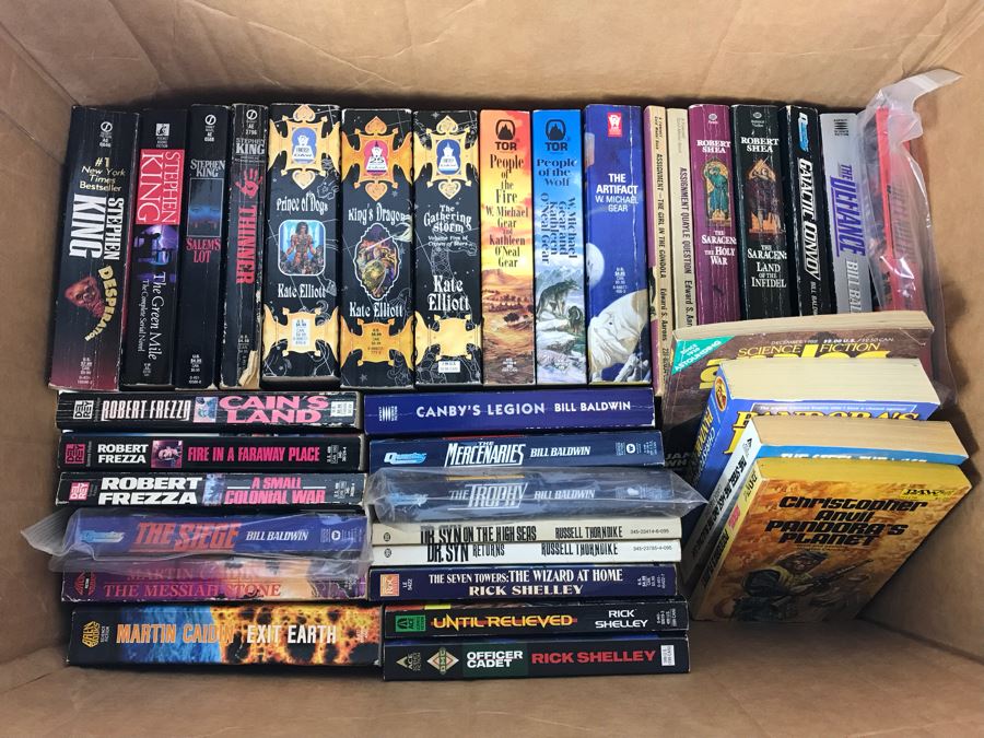 Collection Of Paperback Science Fiction Books [Photo 1]