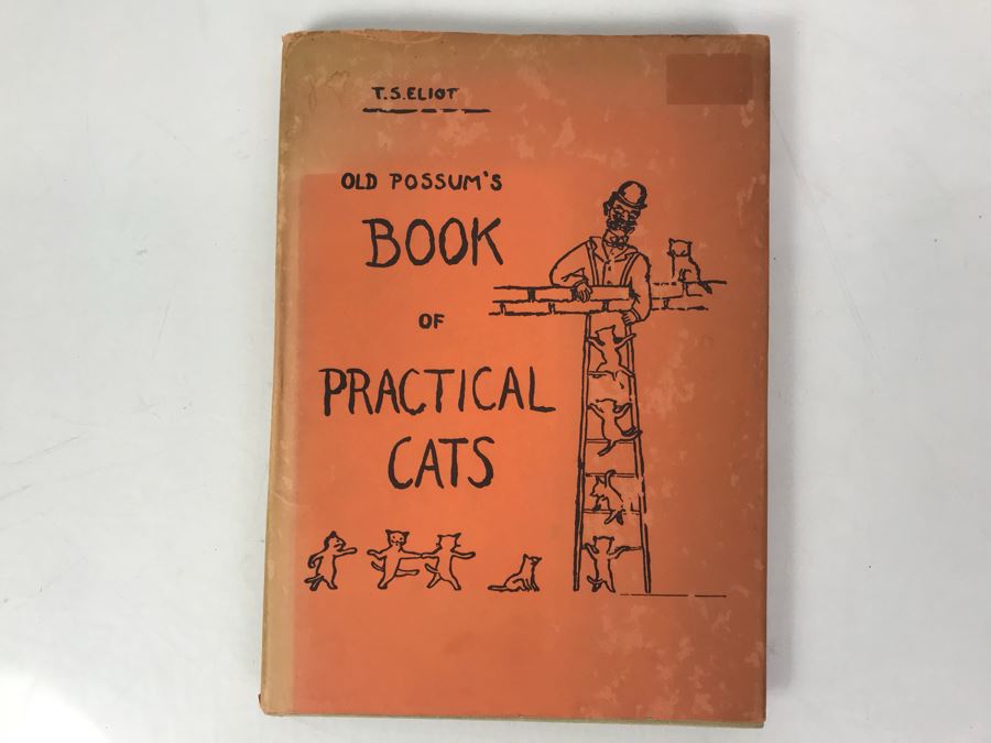 T.S. Eliot Hardcover Book 'Old Possum's Book Of Practical Cats' [Photo 1]