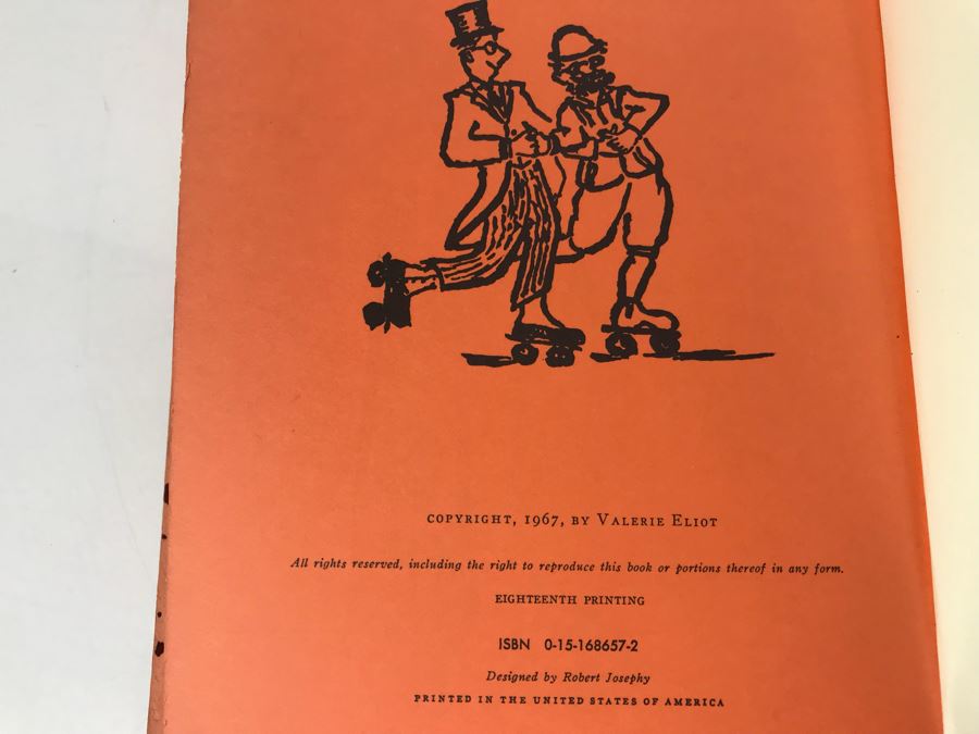 T.S. Eliot Hardcover Book 'Old Possum's Book Of Practical Cats' [Photo 2]